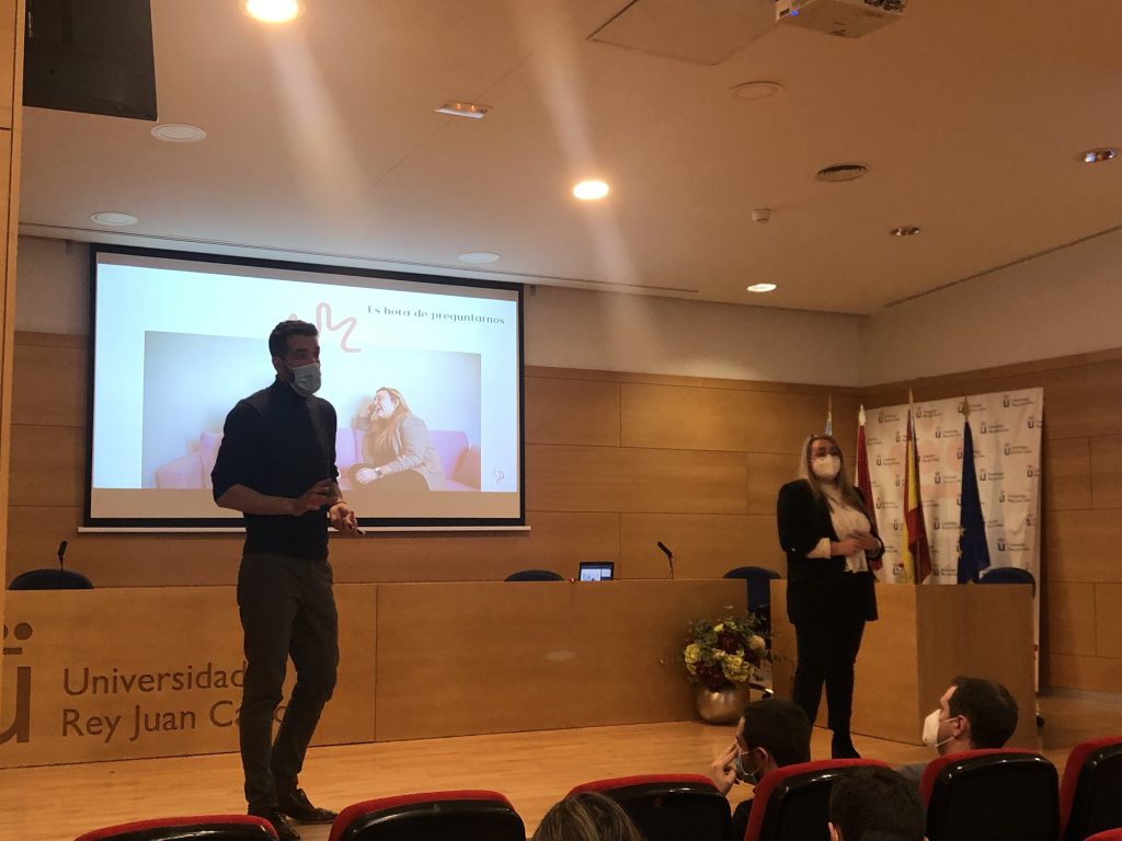 real sergio flecha y alba prieto charla urjc