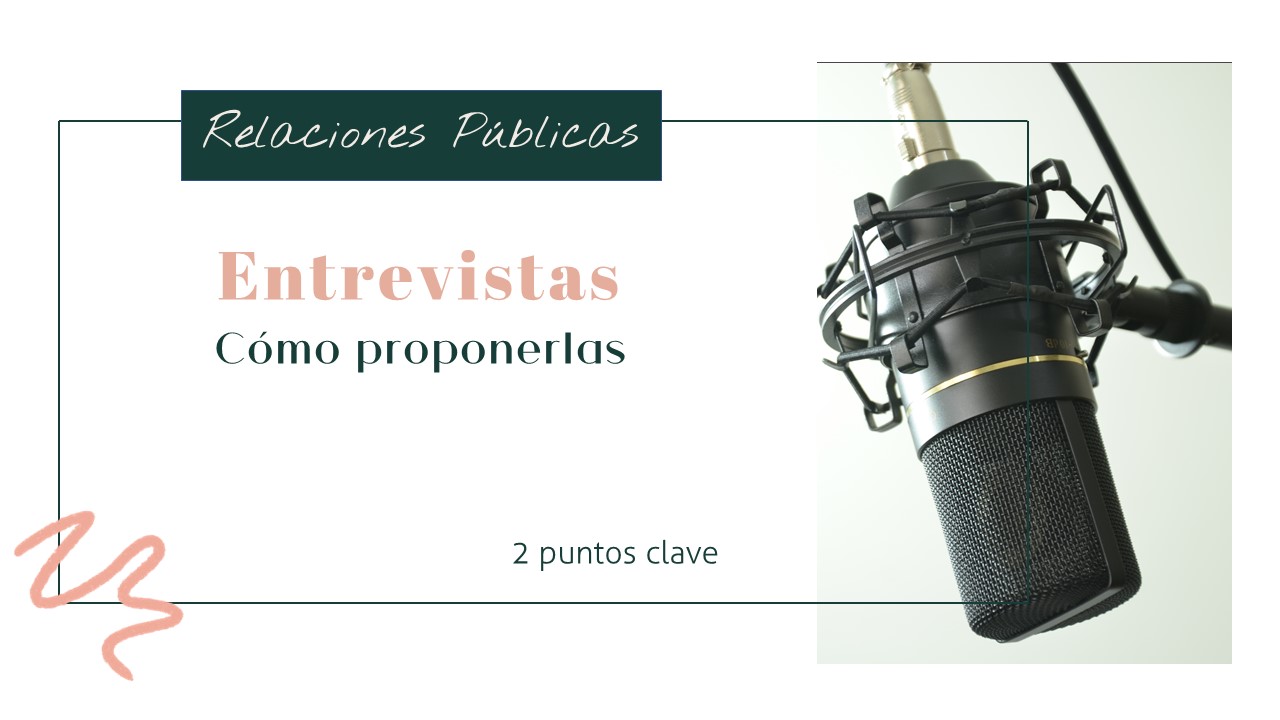 como proponer entrevista salir en los medios