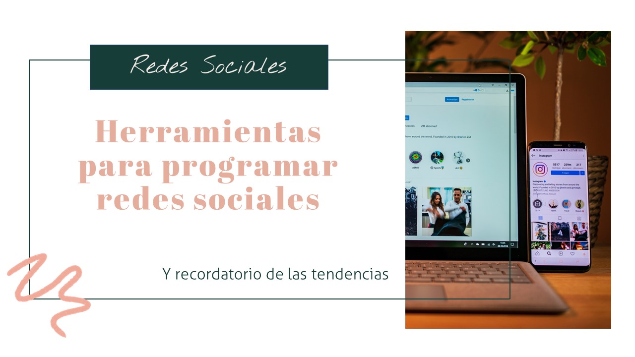 portada post sobre herrameintas para programar instagram y facebook