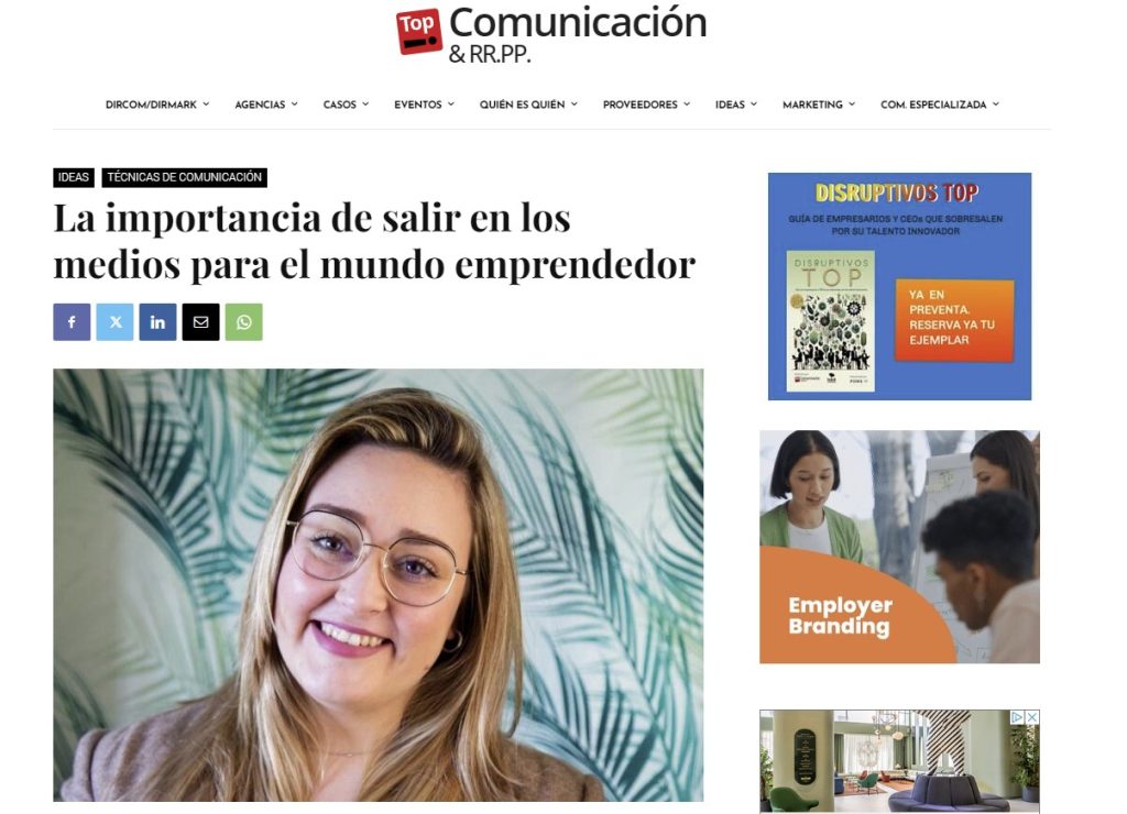 La importancia de salir en los medios marcas personales