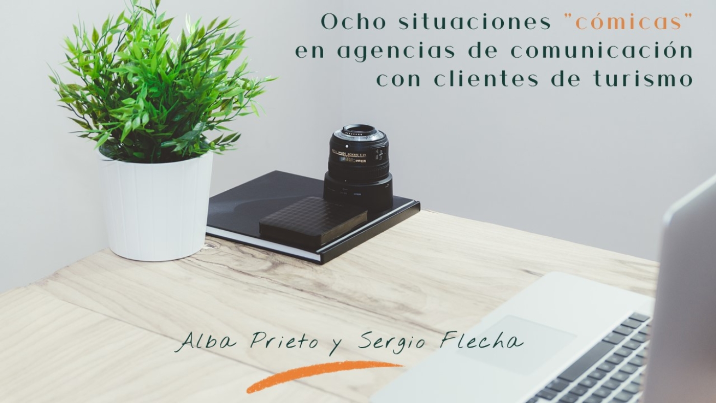 Portada ocho situaciones cómicas en agencias de comunicación con clientes de turismo